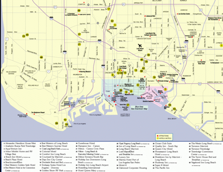 Long Beach Map California