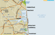 Map Of Long Neck Delaware Live Beaches