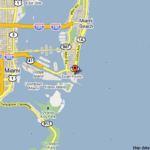 Map Of Miami Beach Marriott At South Beach Miami