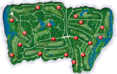 Map Of Myrtle Beach Golf Courses