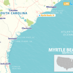 Map Of Myrtle Beach South Carolina Live Beaches