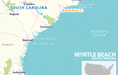 Map Of Myrtle Beach South Carolina Live Beaches