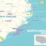 Map Of North Carolina Beaches Live Beaches North Carolina Beaches