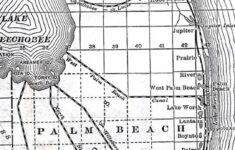 Map Of Palm Beach County Florida 1920