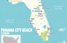 Map Of Panama City Beach Florida Live Beaches