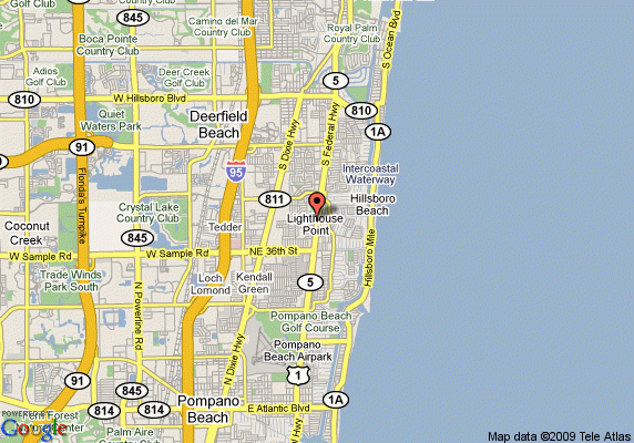 Map Of Pompano Beach Days Inn Pompano Beach