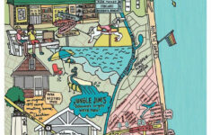 Map Of Rehoboth Beach Delaware customization And Framing Options
