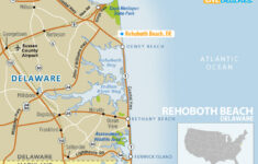 Map Of Rehoboth Beach Delaware Live Beaches
