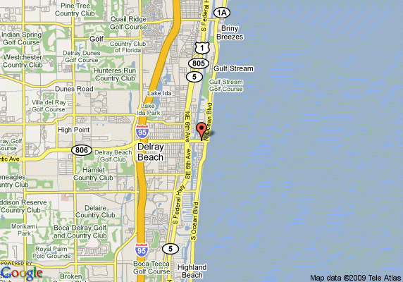 Map Of Residence Inn By Marriott Delray Beach Delray Beach