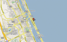 Map Of Rodeway Inn Daytona Beach Daytona Beach