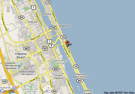 Daytona Beach Map Google