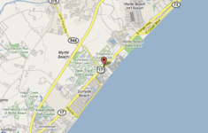 Map Of The Myrtle Beach Resort Myrtle Beach