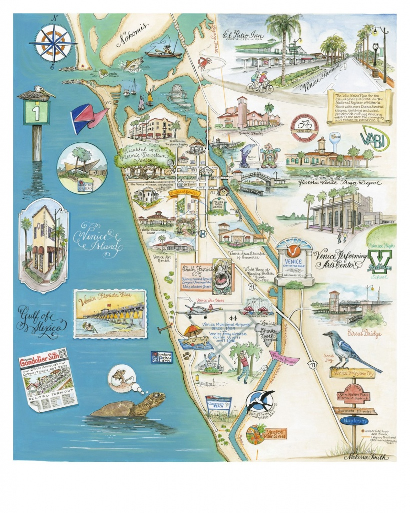 Map Of Venice Beach California Venice Beach Florida Map Maps Venice 