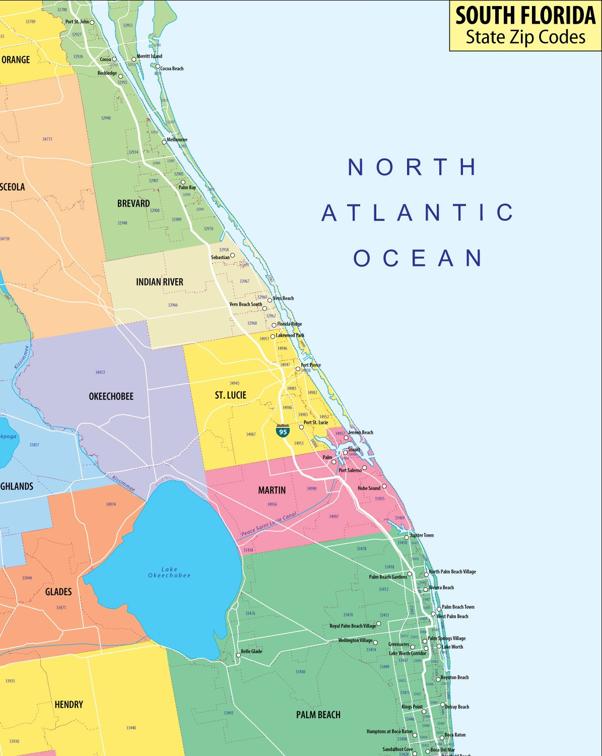Map Of Vero Beach Florida Maping Resources