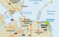 Map Of Virginia Beach VA Virginia Beach Vacation Guide Virginia