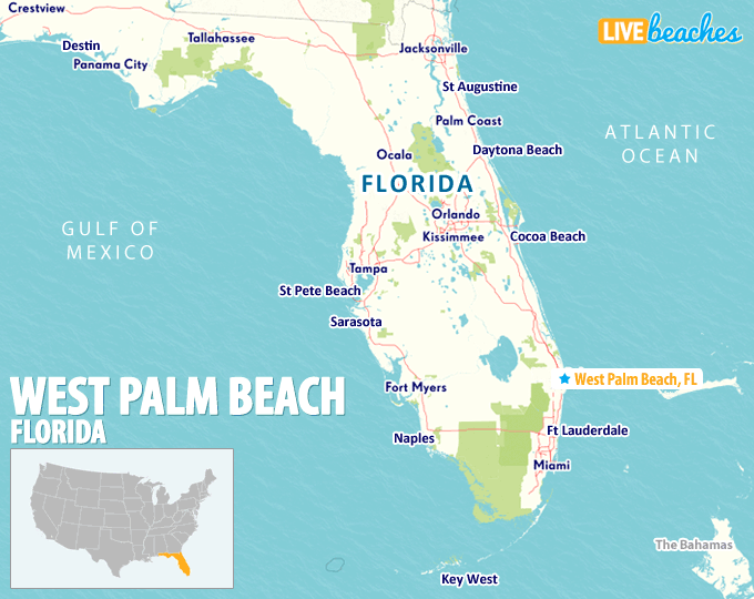 Florida Map West Palm Beach