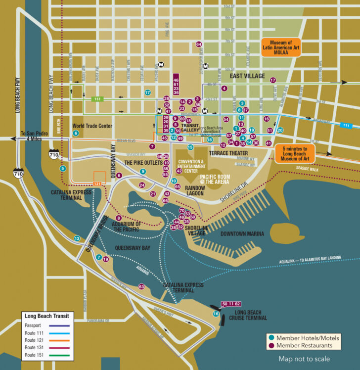 Map Of Long Beach Ca