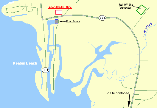 Keaton Beach Fl Map