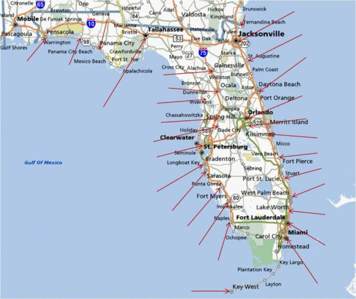Florida Map Vero Beach