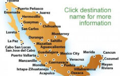 Mexico Beaches Map Map Of Beaches In Mexico Central America Americas