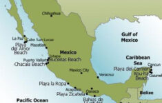 Mexico East Coast Map East Coast Mexico Map Central America Americas