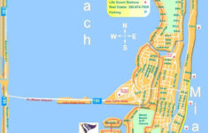 Miami Beach Mapa Mapa De Miami Beach Florida USA Miami Beach