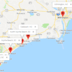 Myrtle Beach Golf Course Map Locations