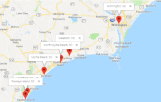 Myrtle Beach Golf Course Map Locations