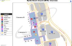 Myrtle Beach Myrtle Beach International MYR Airport Terminal Map