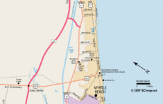 Myrtle Beach South Carolina Printable Map