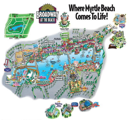 Myrtle Beach Tourist Attractions Map Tourism Company And Tourism 