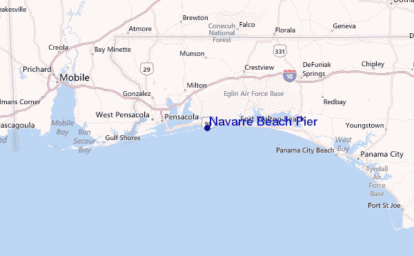 Navarre Beach Pier Surf Forecast And Surf Reports Florida Gulf USA 