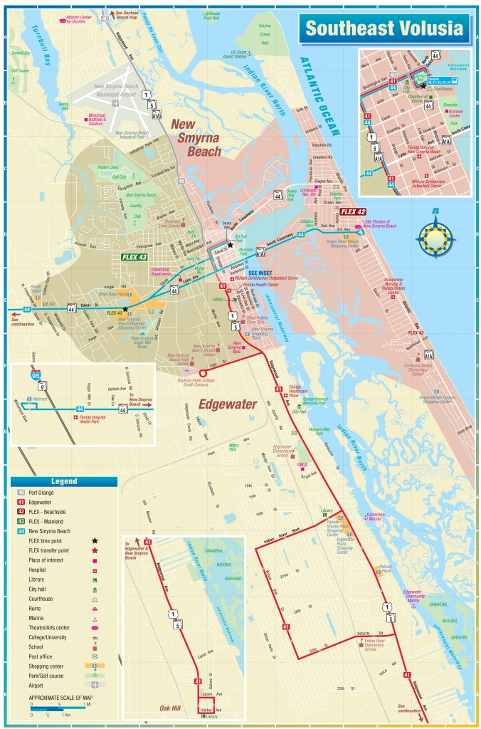 New Smyrna Beach Florida Map Free Printable Maps