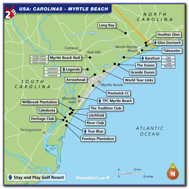 North Myrtle Beach Hotel Map Maps Resume Examples AlOdRjRD1g
