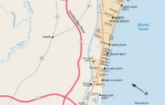 North Myrtle Beach South Carolina Printable Map