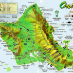 Oahu Beaches Beautiful Oahu Beach And A Map Of The Island