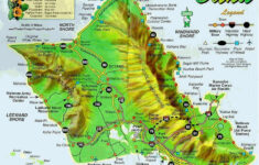 Oahu Beaches Beautiful Oahu Beach And A Map Of The Island