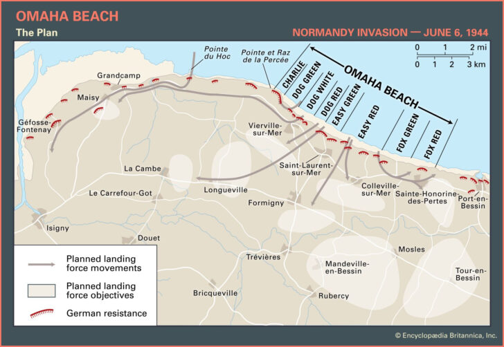 Omaha Beach Map