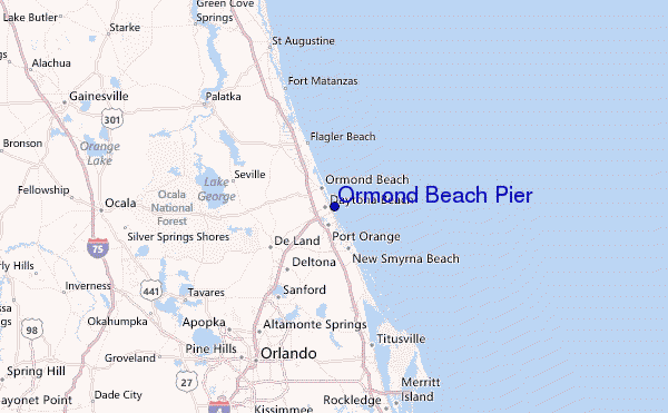 Ormond Beach On Map