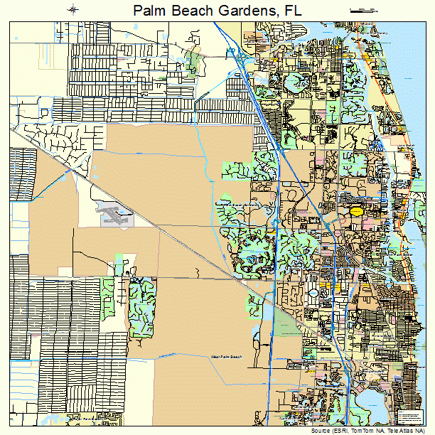 Palm Beach Gardens Map