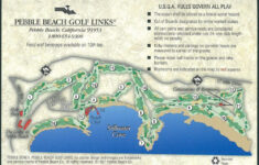 Pebble Beach Map Golf Course
