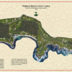 Pebble Beach Vintage Golf Course Maps