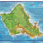 Pin By Laura Holzhuter On Beautiful Places Oahu Map Oahu Beach