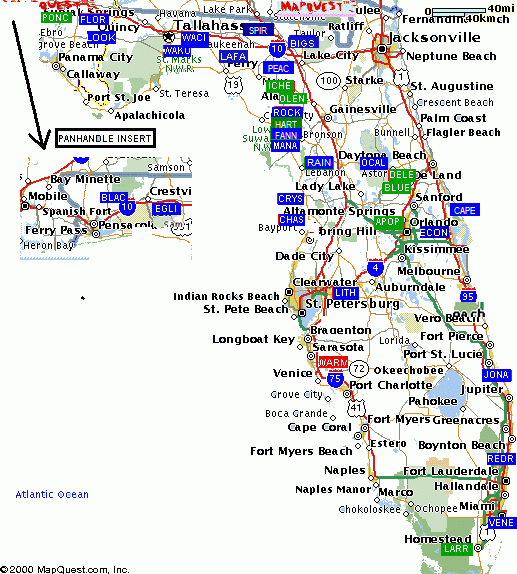 Map Of Florida Beaches Swimming