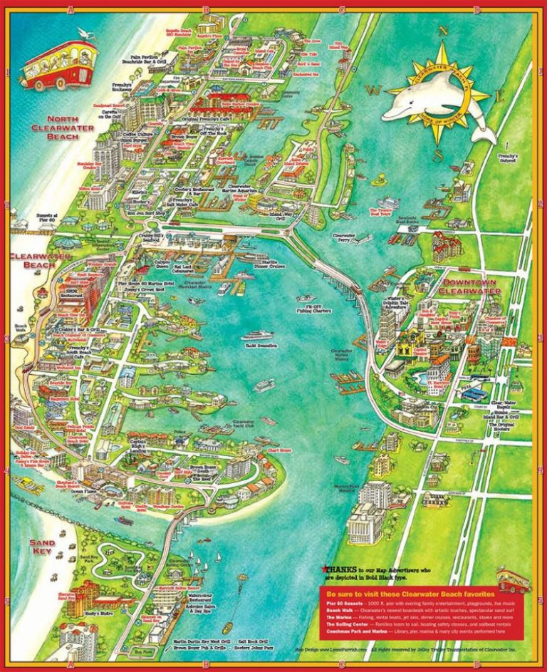Pintracey Marshall On Vacation Clearwater Beach Florida On A Map 