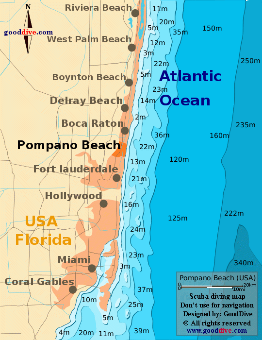 Pompano Beach Map GoodDive