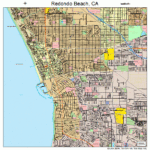 Redondo Beach Ca Map Map Of Farmland Cave