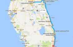Road Map Florida East Coast Road Map