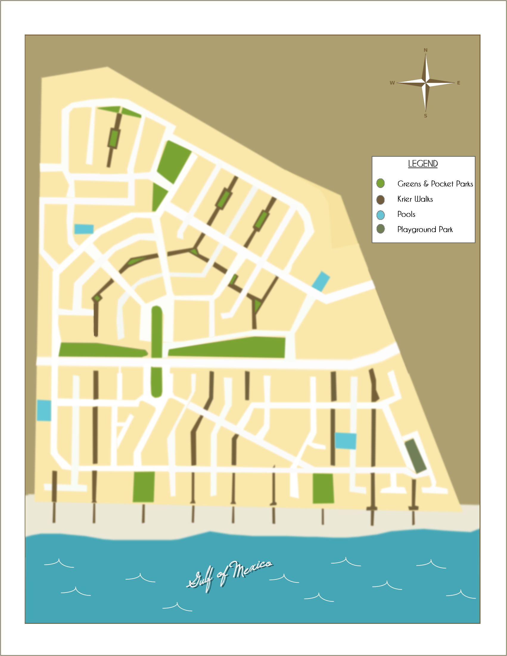 Rosemary Beach Map | Beach Map