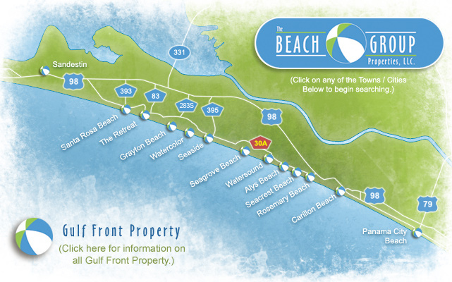 Rosemary Beach Fl Map | Beach Map